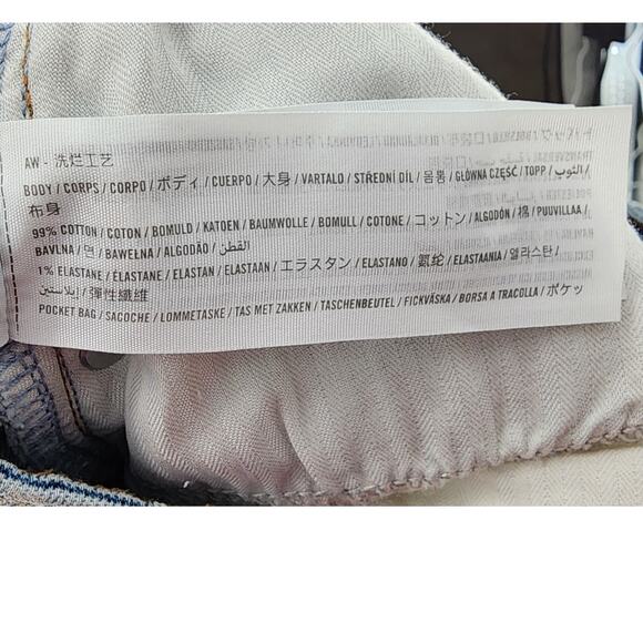 New NWOT Abercrombie & Fitch Curve Love The 90's Relaxed Jeans High Rise 31 12 L - Picture 10 of 10